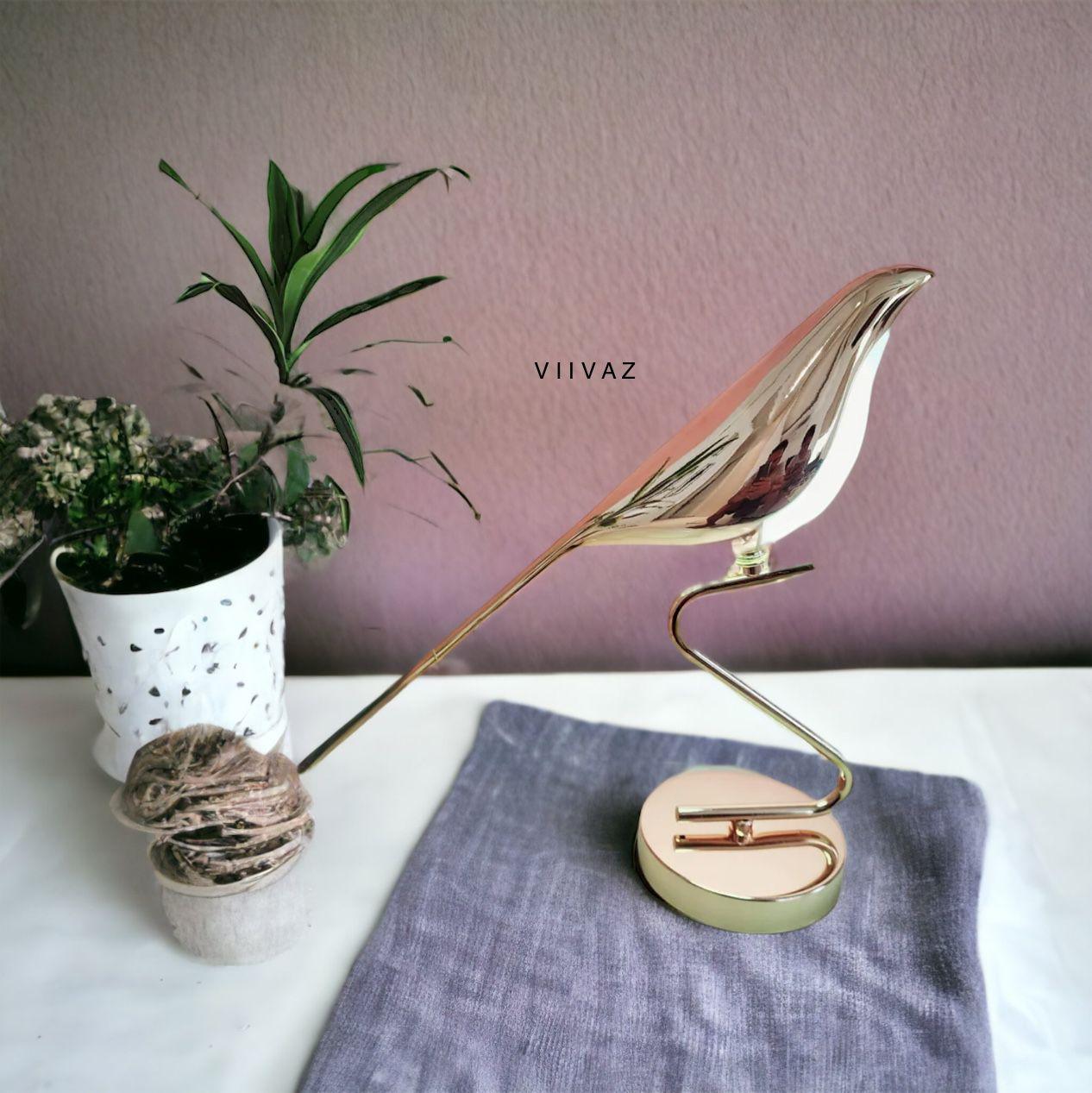 Luxury Golden Bird LED Table Lamp